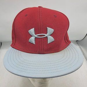 Under Armour Red Hat Cap Adjustable Comfort Lightweight Outdoors